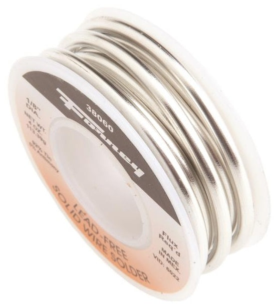Forney 38060 Solder. 95/5 Tin-Antimony. Lead Free. 1/8. 1/4 lbs