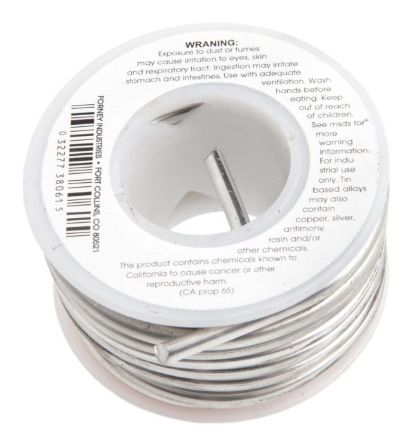 Forney 38061 Solder. 95/5 Tin-Antimony. Lead Free. 1/8. 1/2 lbs - Image 2