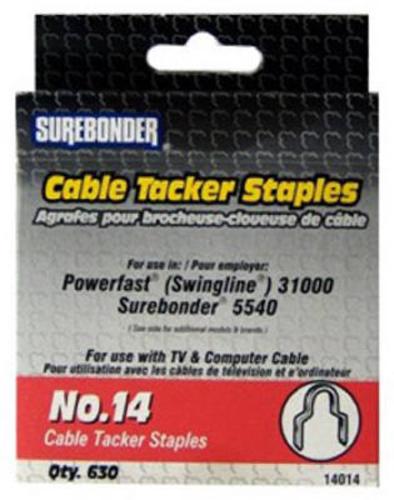 Surebonder 14014 #14 Staple For 5540 Cable Tacker 1/4. 630/Pack