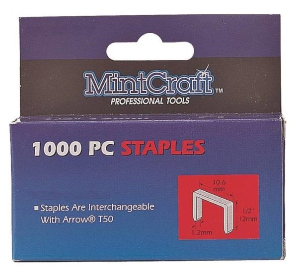 Mintcraft 1014HD/M Heavy Duty Staples. 9/16. 1000/Pack