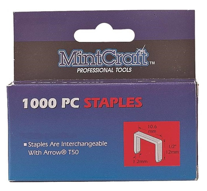 Mintcraft 1014HD/M Heavy Duty Staples. 9/16. 1000/Pack