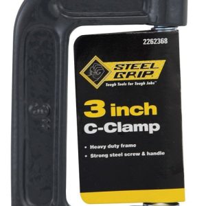 Steel Grip 2262368 Adjustable C-Clamp. 3. Steel