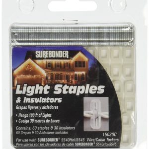 Surebonder 15030C Holiday Light Staples And Insulators