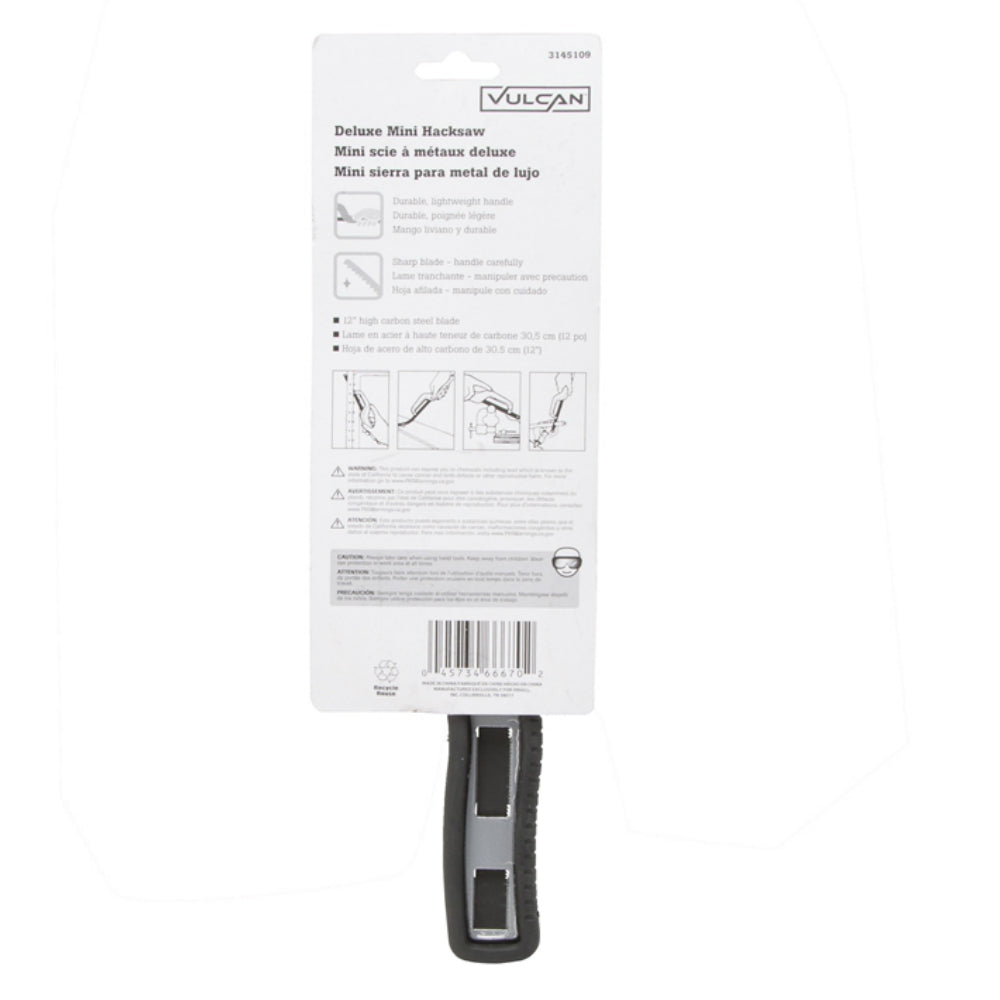 Vulcan H-2113 Deluxe Mini Hacksaw. Rubber - Image 2