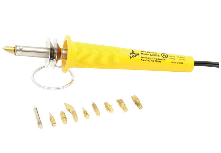 Wall Lenk L101KB Woodburning Iron Tool Kit. 30 Watts